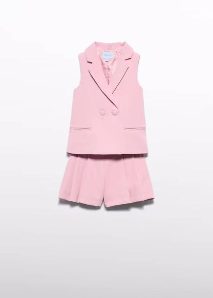 Completo con gilet lungo e pantagonna ABEL & LULA