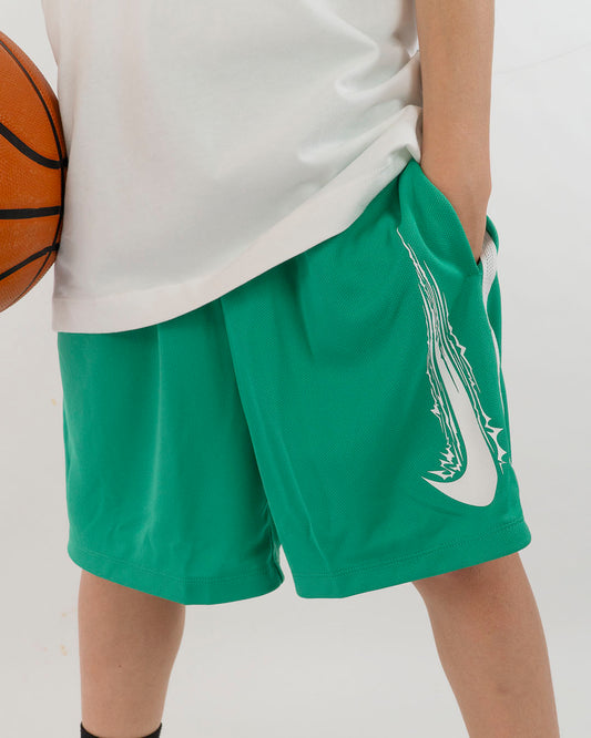 Pantaloncino in tessuto tecnico con banda NIKE