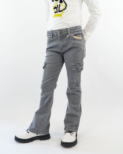 Jeans cargo a zampa MAYORAL