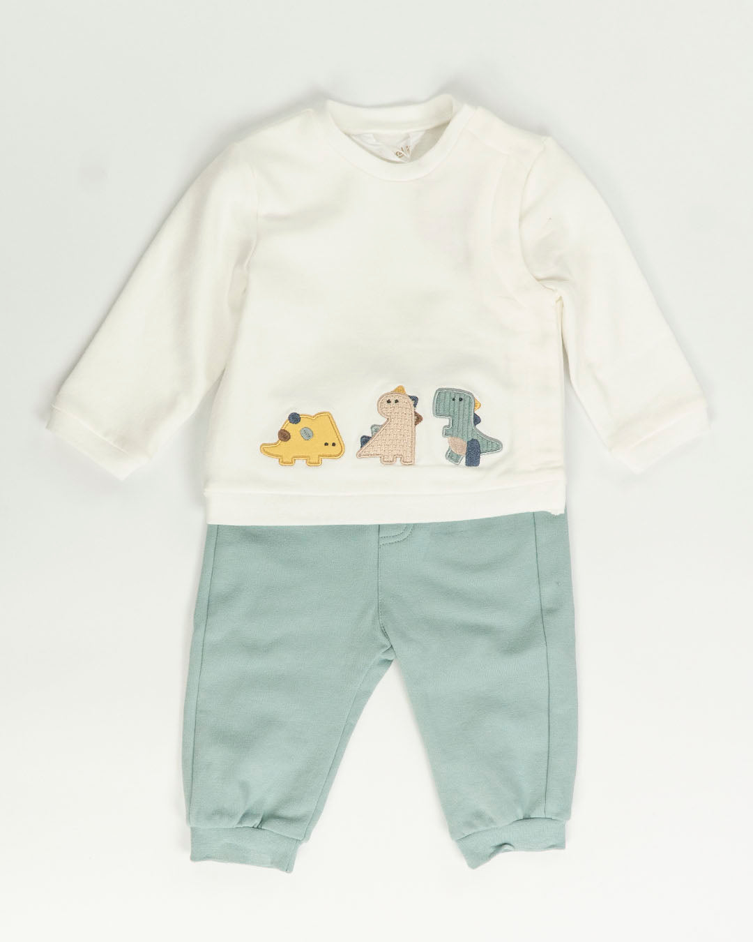 Completo 2 pz. felpato con baby dinosauri MAYORAL