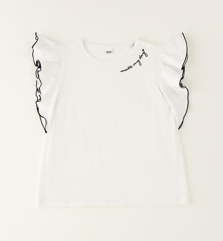 T-shirt con manica a voillant art.4G830-113 I DO