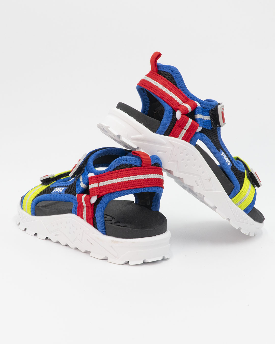 Sandalo in tessuto multicolor con strappi PRIMIGI