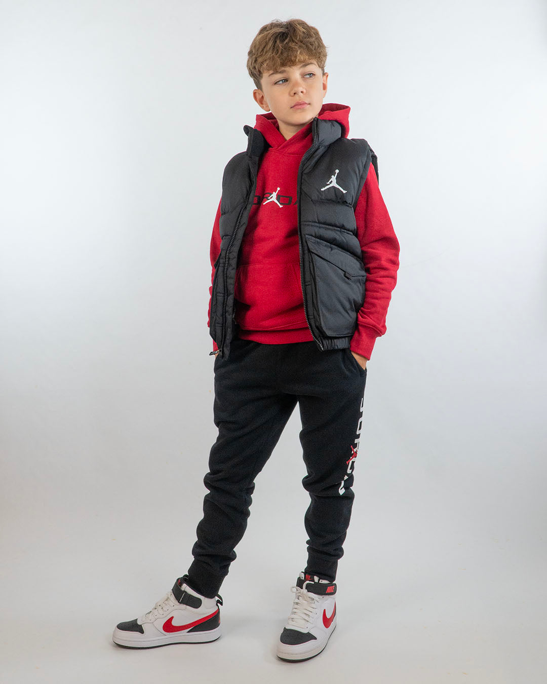 Gilet smanicato imbottito con tasche JORDAN