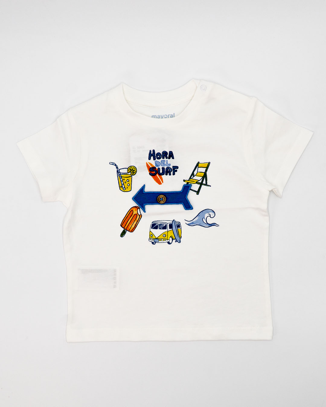 T-shirt manica corta con freccia applicata MAYORAL
