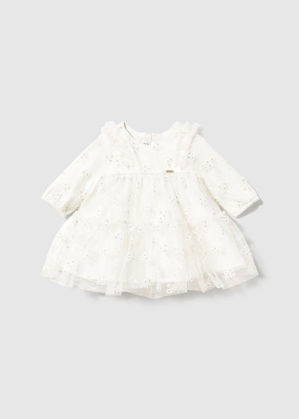 Abito in tulle ricamato lurex art.2.808-16 MAYORAL