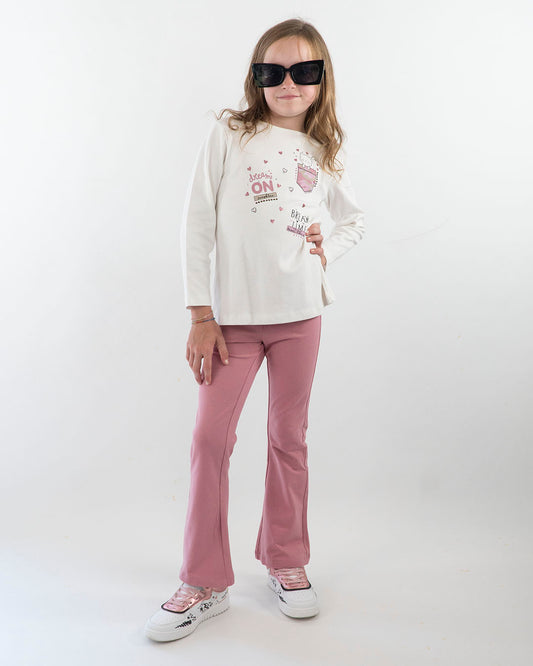 Completo 2 pz. con pantalone a zampa I DO