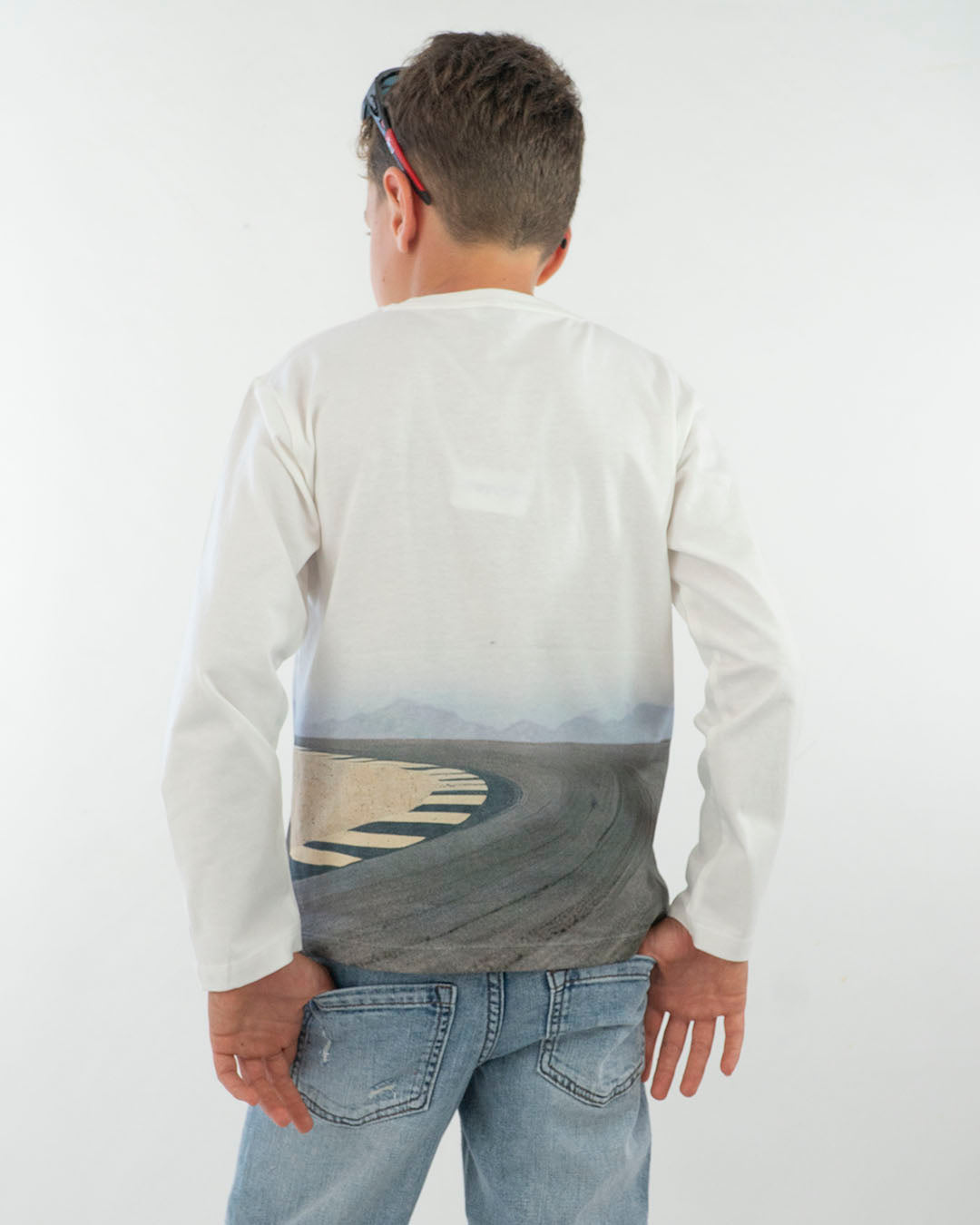 T-shirt manica lunga con motociclisti MAYORAL
