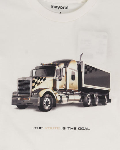 T-shirt manica lunga con camion MAYORAL