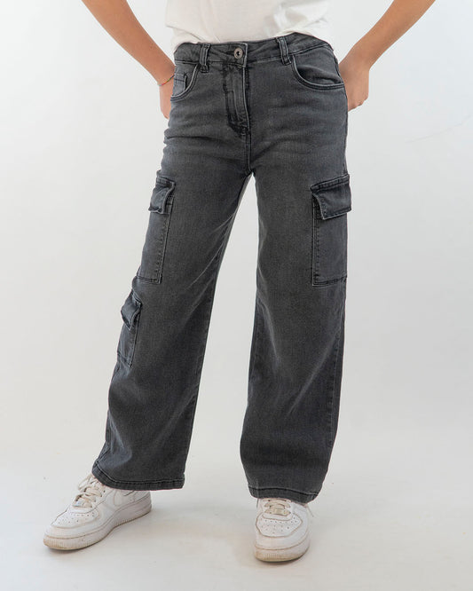 Jeans cargo a gamba larga I DO