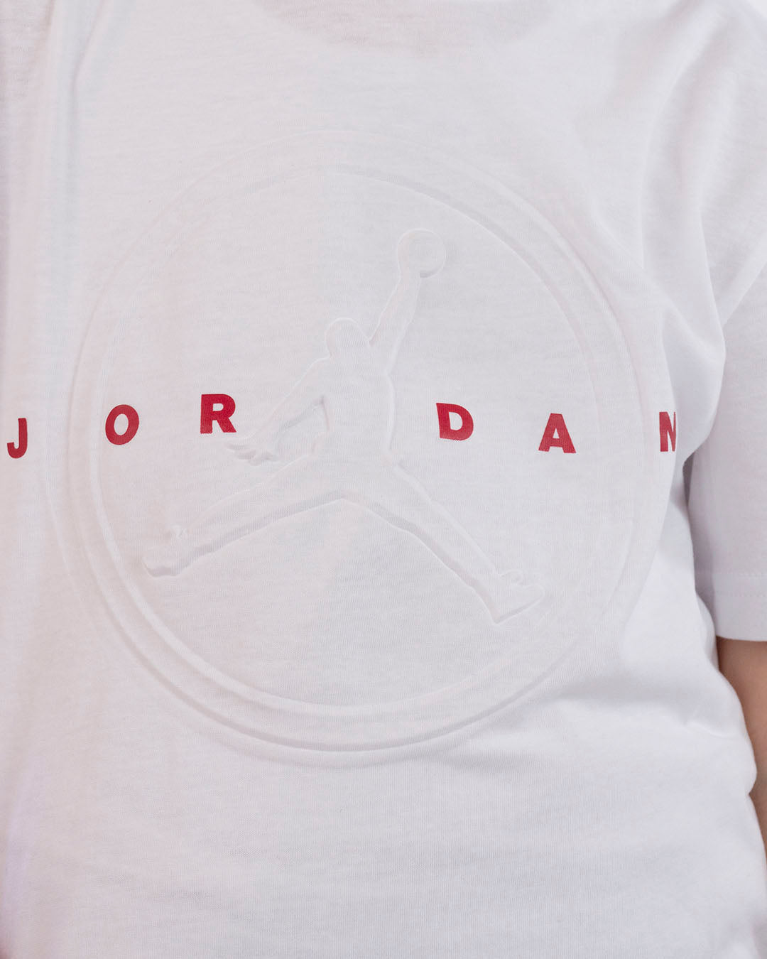 T-shirt con stampa in rilievo JORDAN