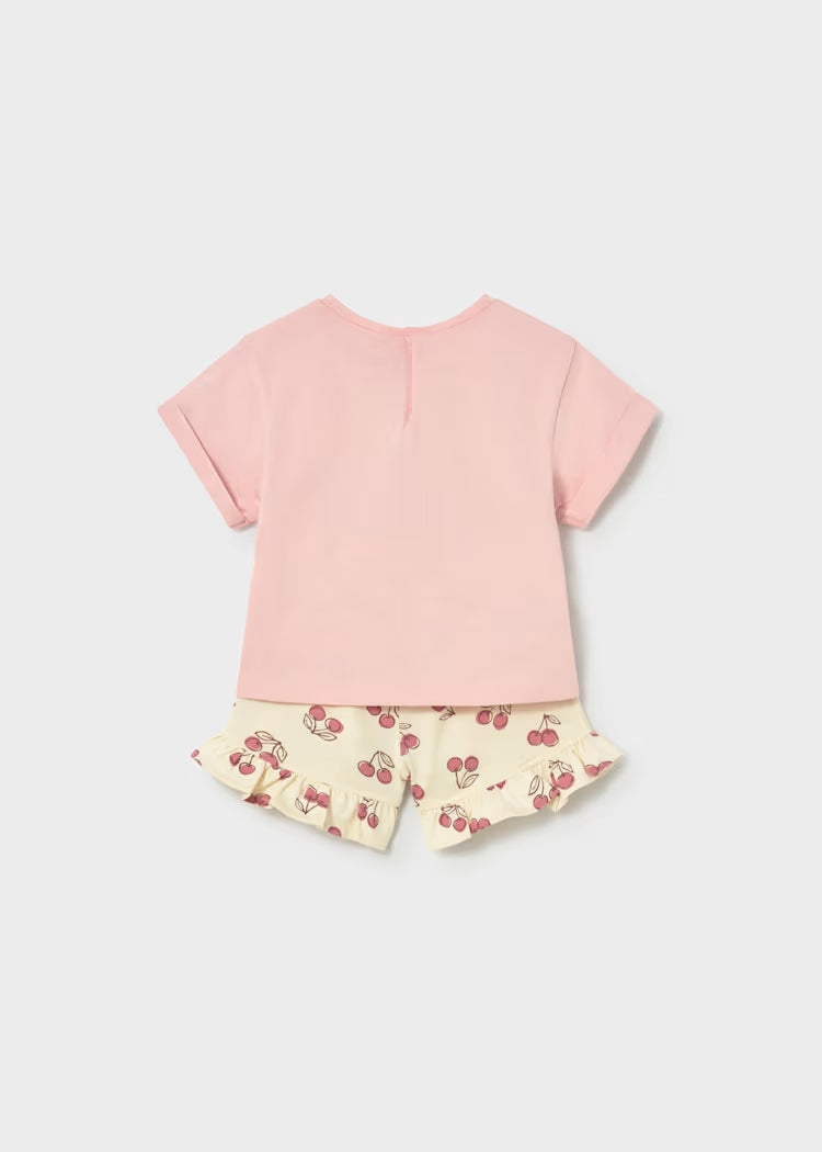 Completo con short a ciliegie art.1205-49 MAYORAL