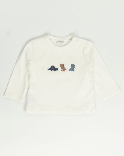 Tuta 3 pz. felpata con baby dinosauri MAYORAL