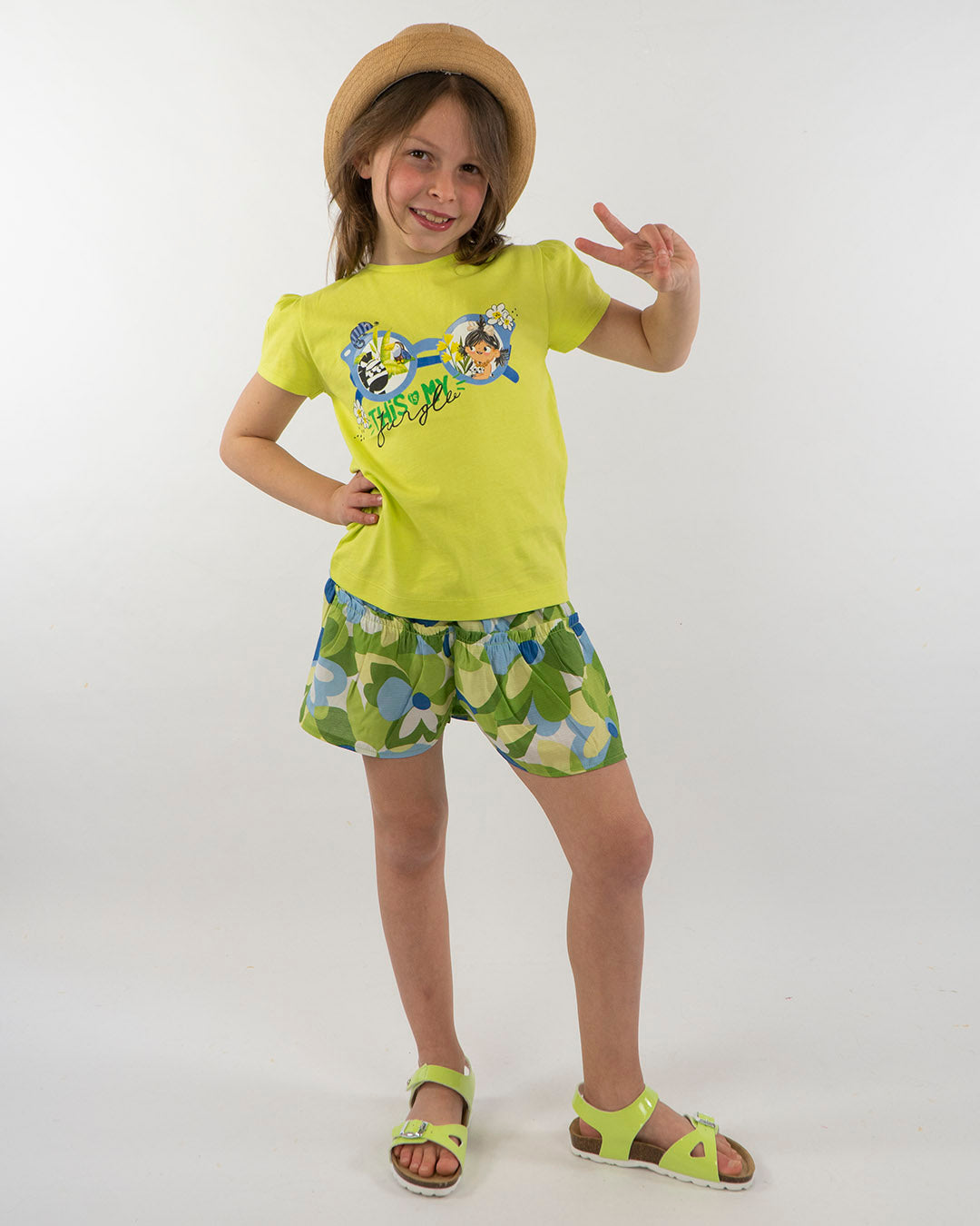 Gonna pantalone fantasia