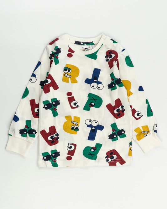 T-shirt manica lunga con letterine I DO