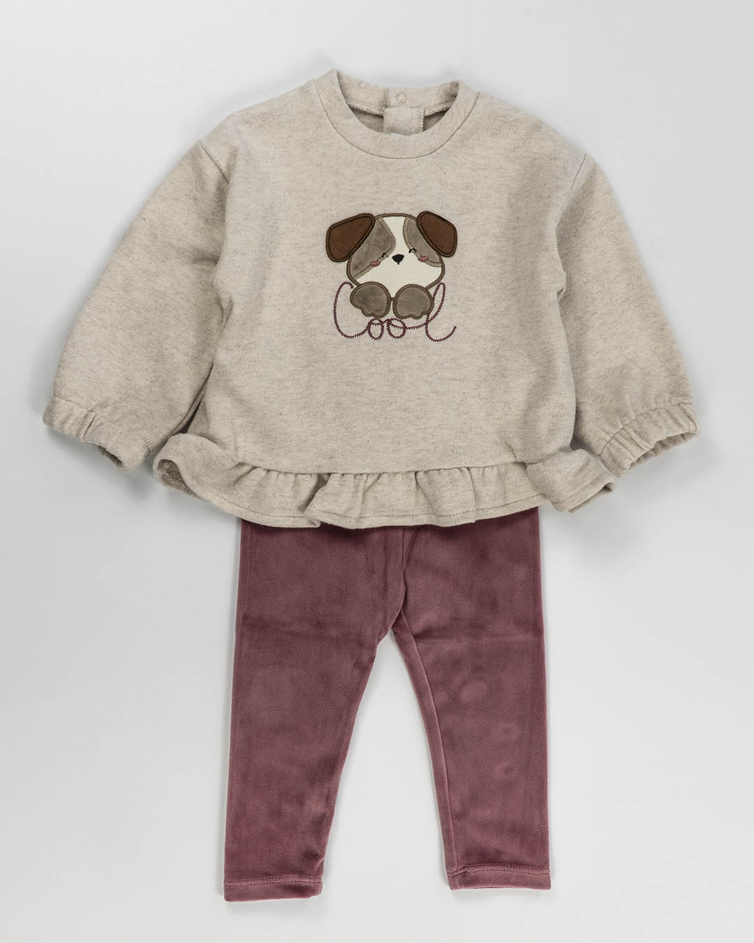 Completo 2pz. felpato con legging soffice MAYORAL