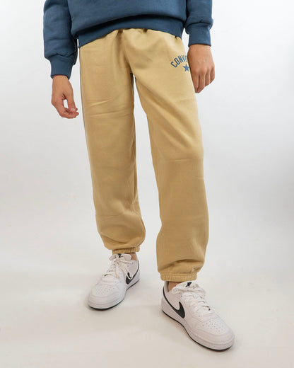 Tuta bicolor felpata con logo e stella CONVERSE