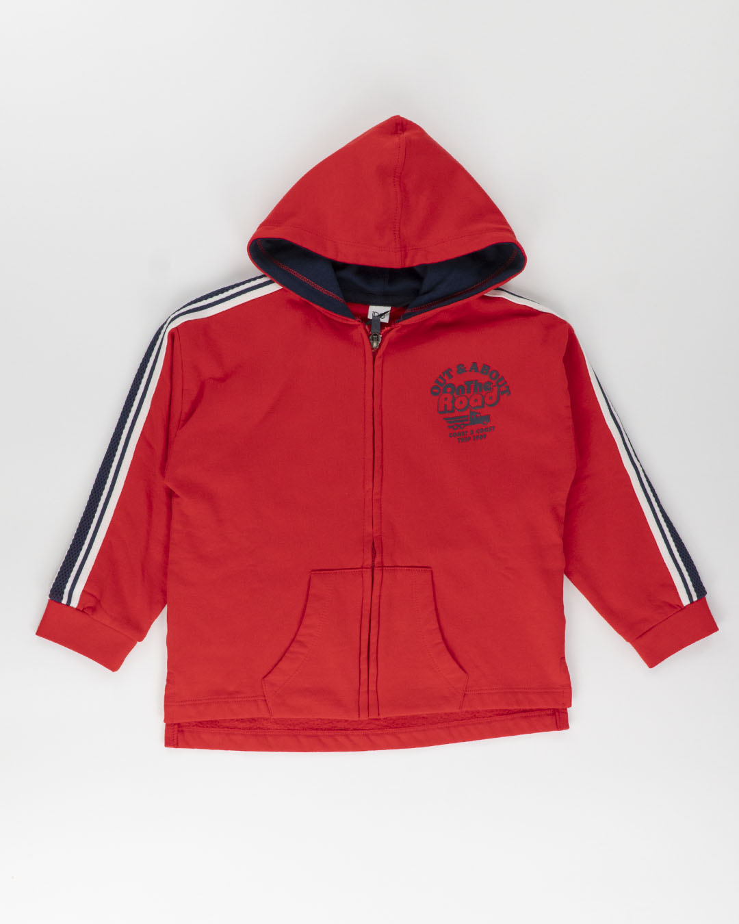 Felpa aperta felpata con banda laterale I DO