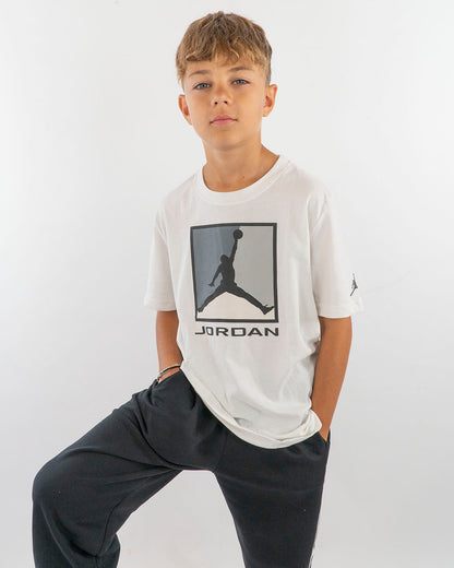 T-shirt a manica corta con logo quadrato JORDAN