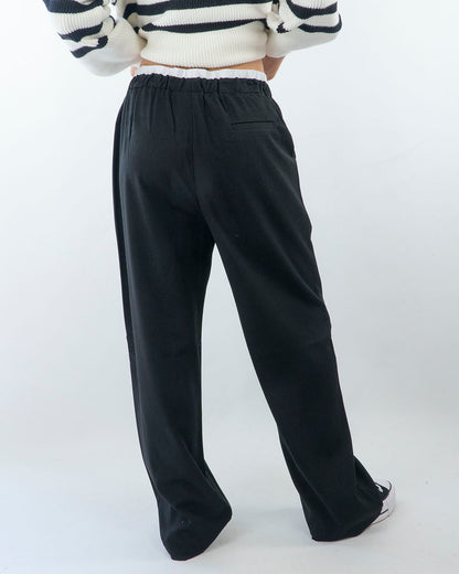 Pantaloni fluidi con fascia elastica in vita I DO