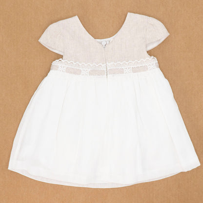 Abito in misto lino con culotte e pizzo MAYORAL