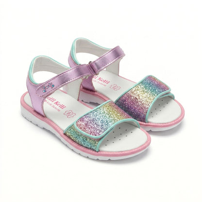 Sandali glitterati in pelle art.1385199 PRIMIGI