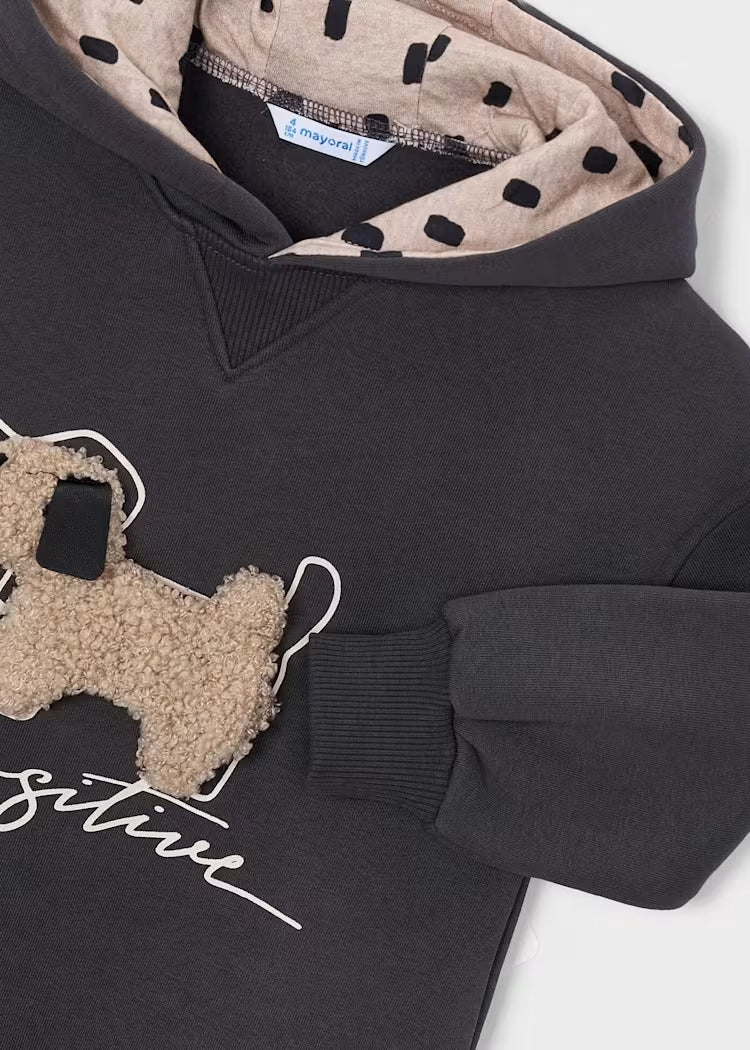 Abito felpato con cappuccio art.4.916-026 MAYORAL