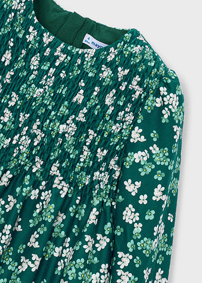 Abito in velluto a fiori art.4.926-020 MAYORAL