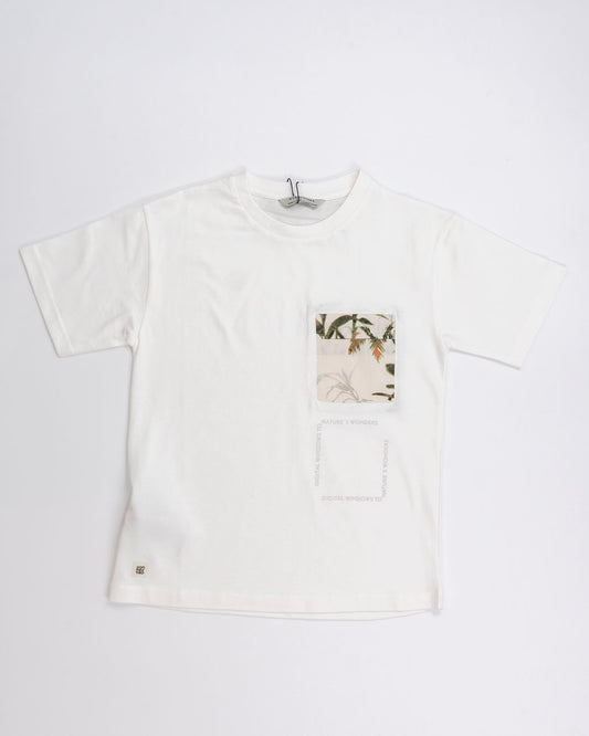 T-shirt manica corta con taschino