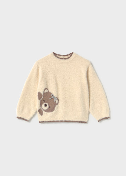 Maglione in pelo con orsetto art.2.383-047 MAYORAL
