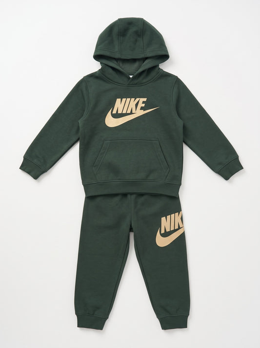Tuta felpata con scritta oro art.86L135-FH3 NIKE