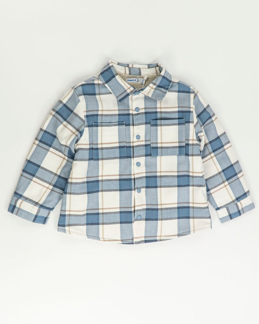 Camicia a quadri foderata in pile MAYORAL