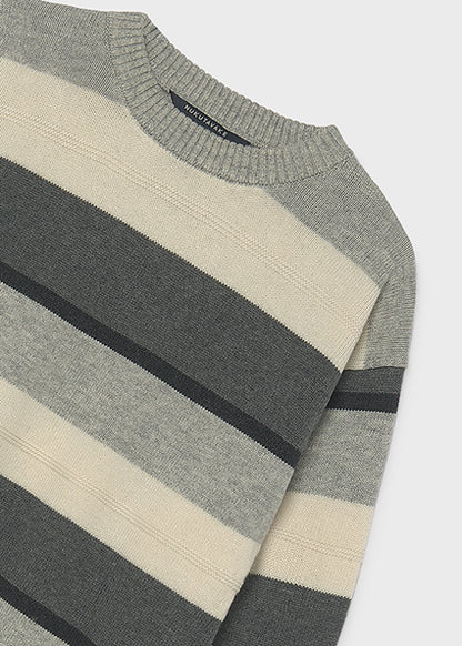 Maglione girocollo a righe art.7.330-085 MAYORAL