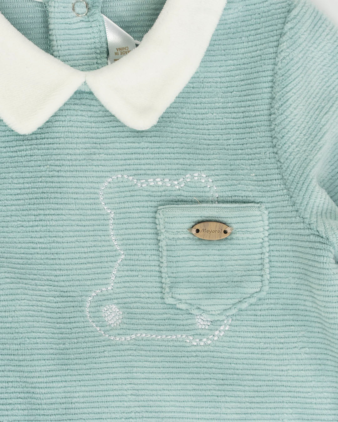 Completo 2 pz. in ciniglia rigata MAYORAL