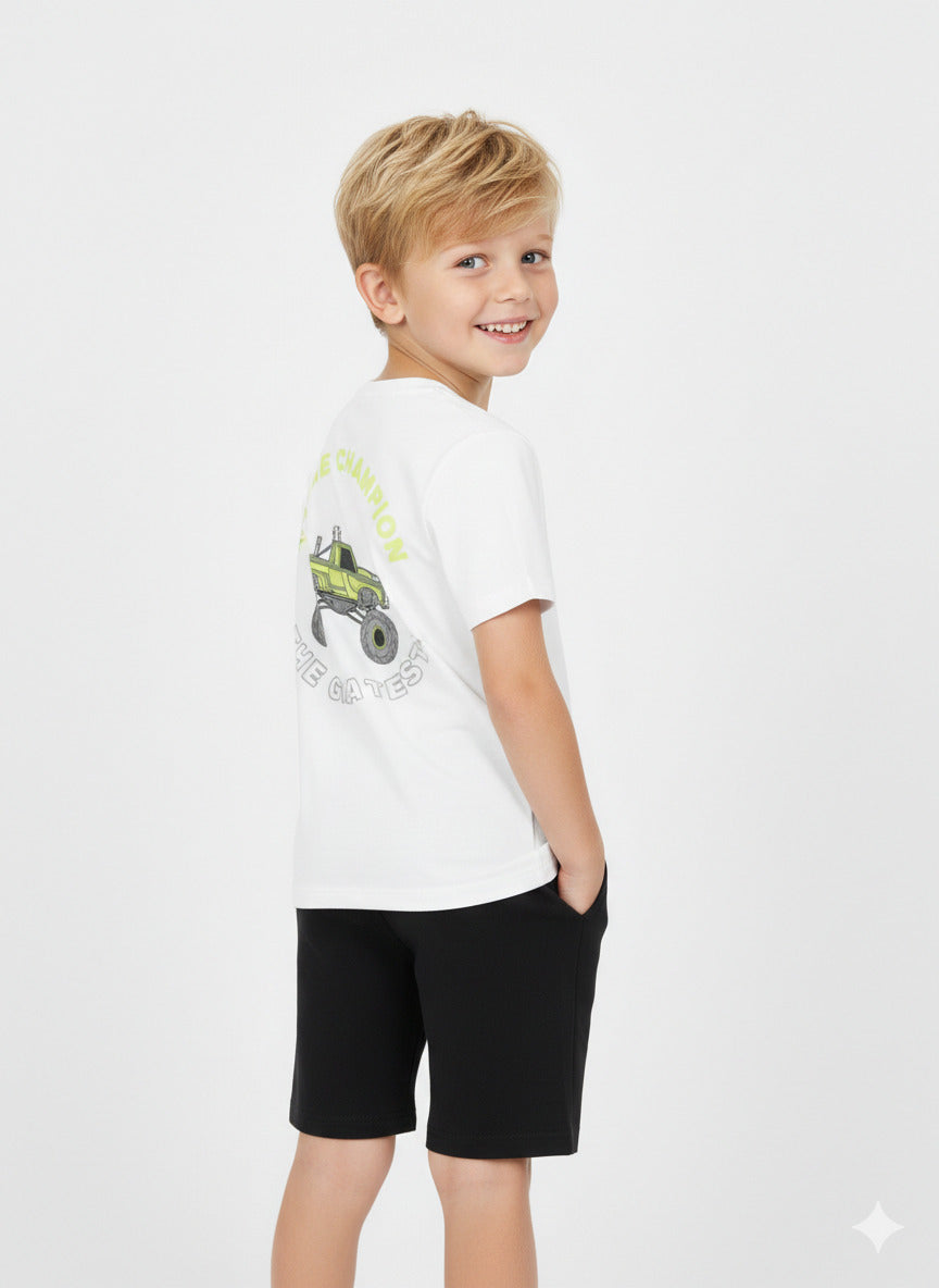 T-shirt manica corta con jeep MAYORAL