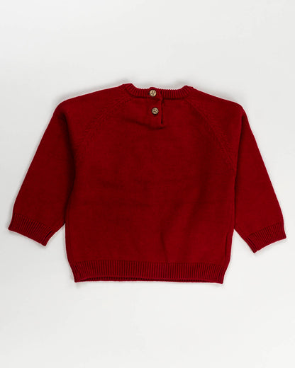 Maglione in misto lana con tricheco MAYORAL