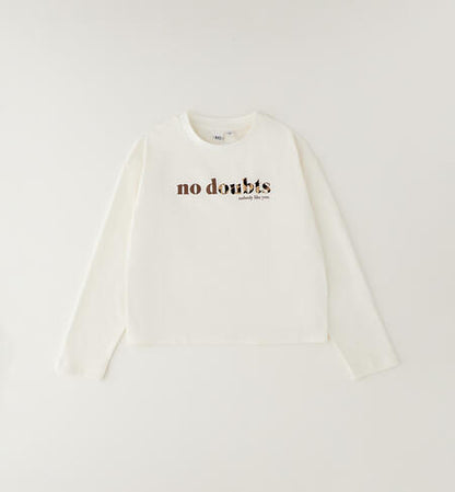 T-shirt No doubts manica lunga art.4.H709-112 I DO
