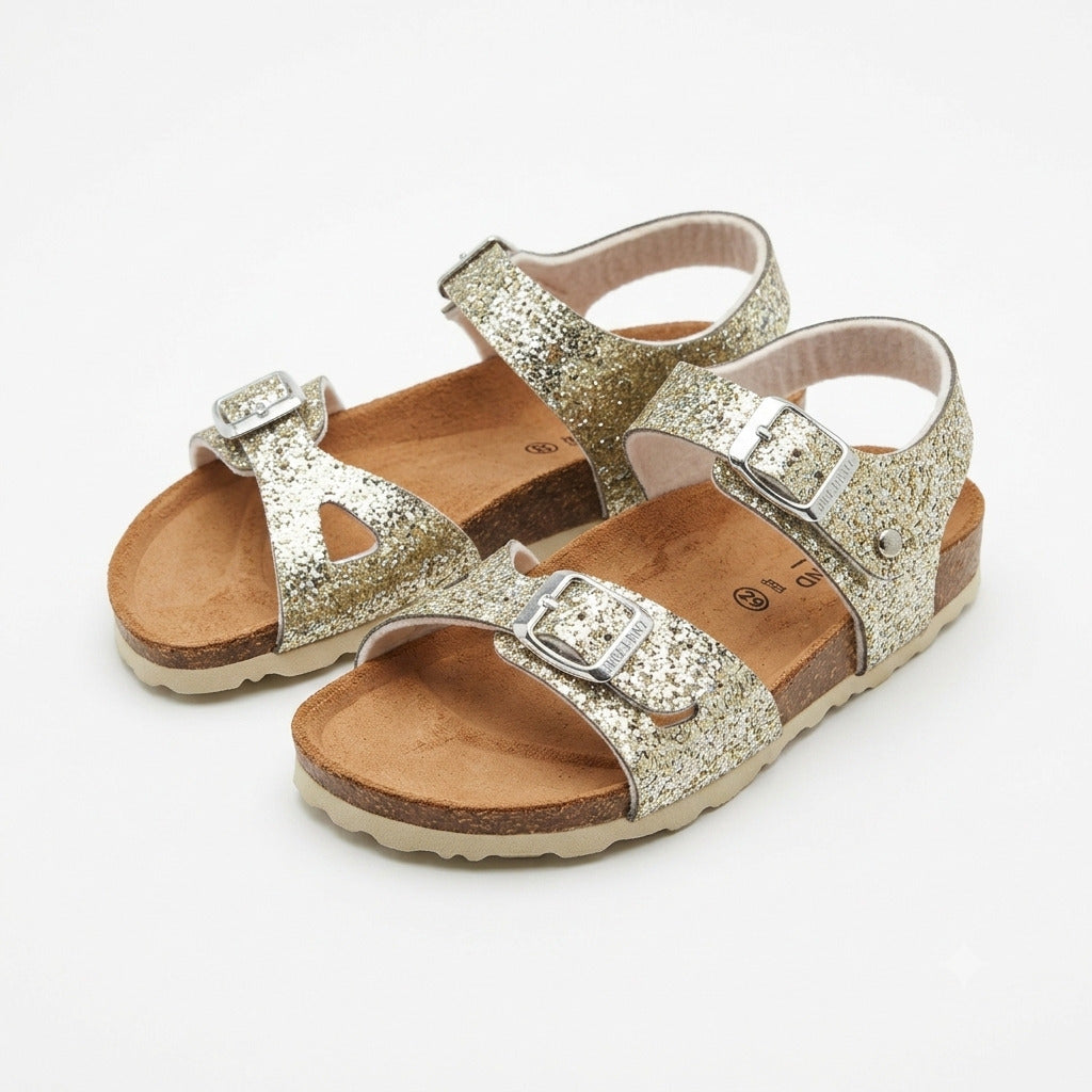 Sandalo glitterato con strappo GRUNLAND