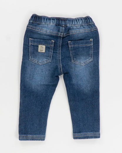 Jeans elasticizzato con elastico in vita I DO