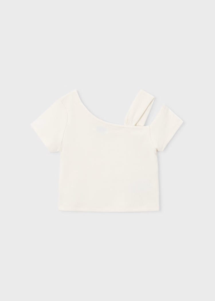 T-shirt asimmetrica a costine art.3017-93 MAYORAL