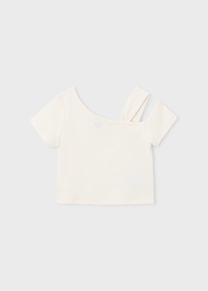 T-shirt asimmetrica a costine art.3017-93 MAYORAL