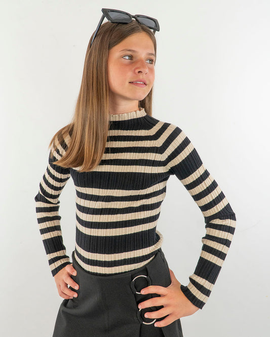 Lupetto in tricot rigato MAYORAL