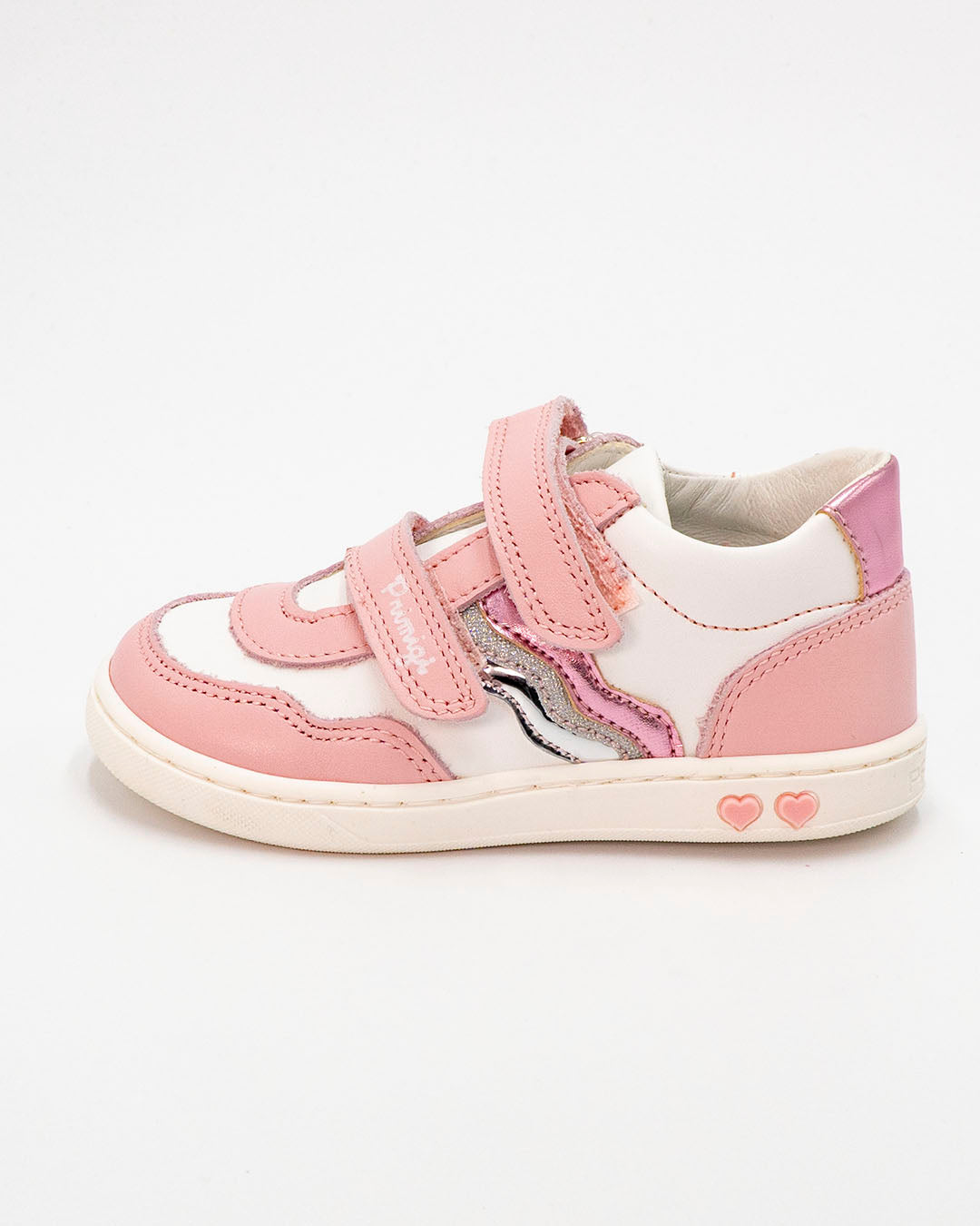 Scarpe in pelle con glitter e strappi PRIMIGI