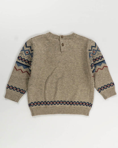 Maglione misto lana con disegni geometrici MAYORAL