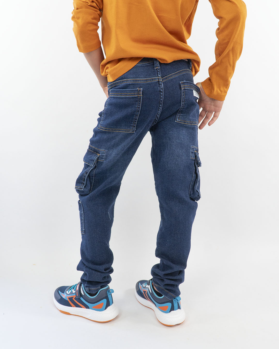 Jeans cargo in denim elasticizzato MAYORAL