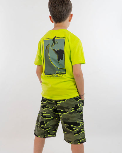 Completo 2 pz. con bermuda camouflage I DO