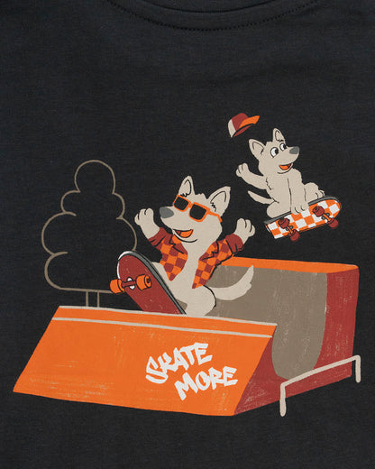 T-shirt manica lunga con cani skater MAYORAL