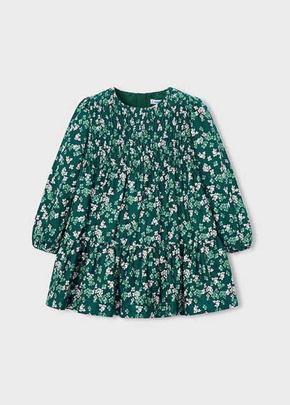 Abito in velluto a fiori art.4.926-020 MAYORAL