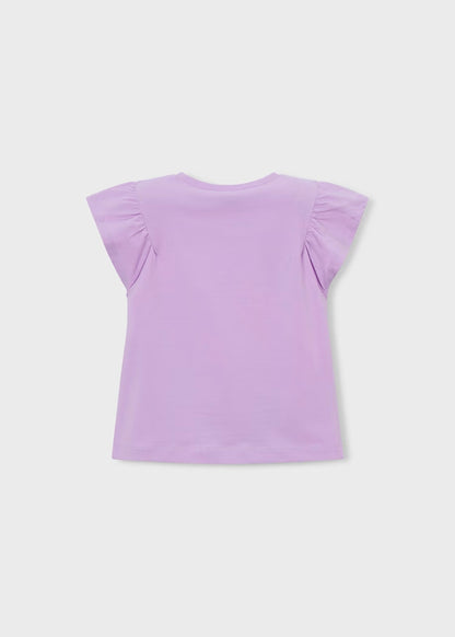 T-shirt con inserto in pizzo art.3007-81 MAYORAL