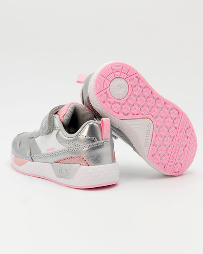 Scarpe in ecopelle argentate con strappo PRIMIGI