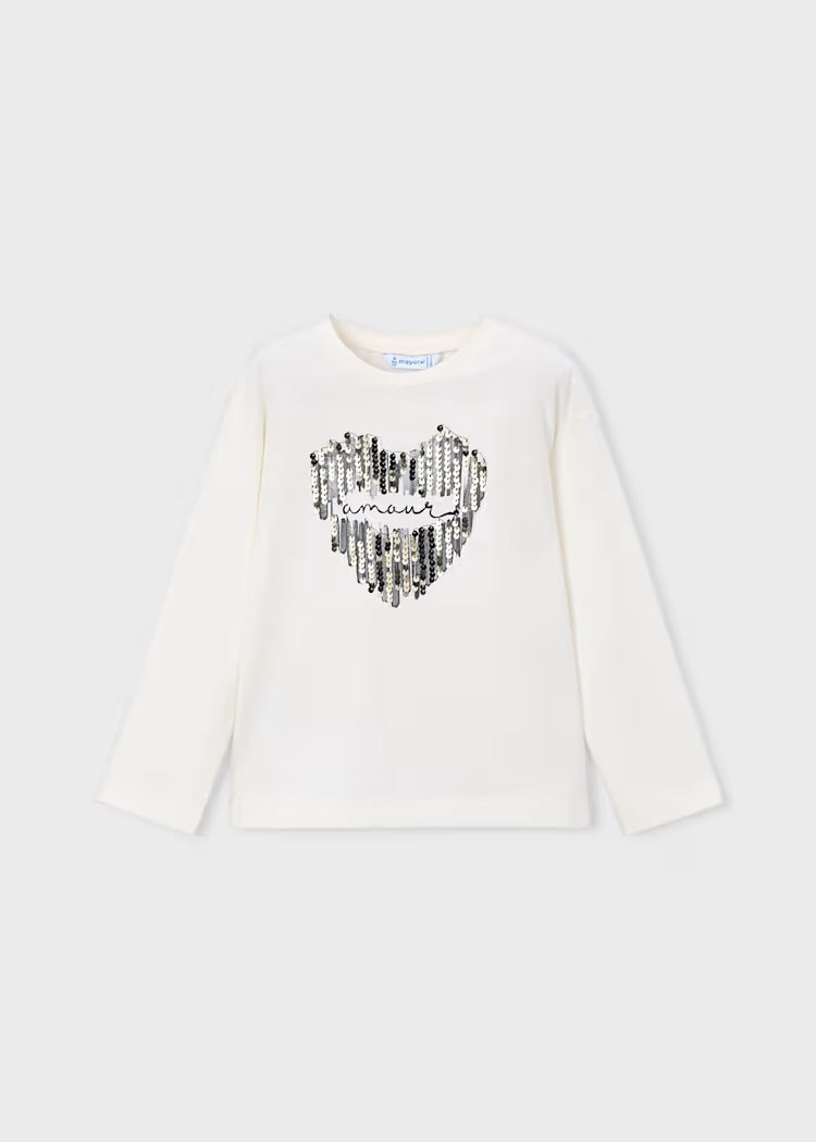 T-shirt con pailettes art.4.031-097 MAYORAL